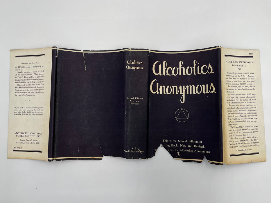 Alcoholics Anonymous Second Edition 11th Printing with ODJ Recovery Collectibles