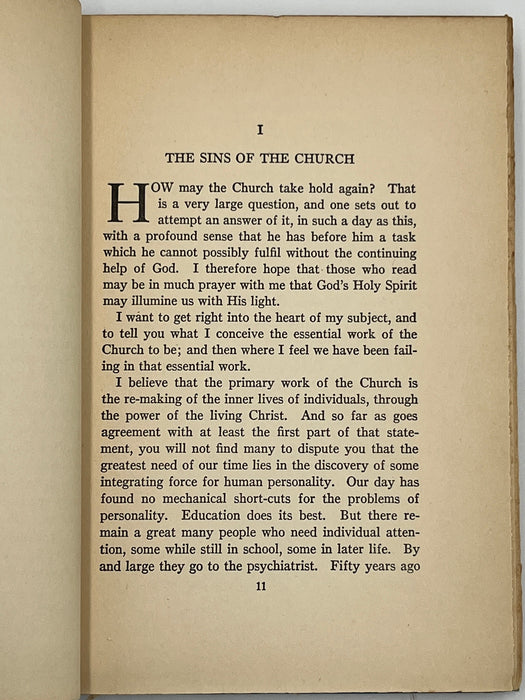 Signed - Conversion of the Church by Samuel M. Shoemaker - 1932 Recovery Collectibles