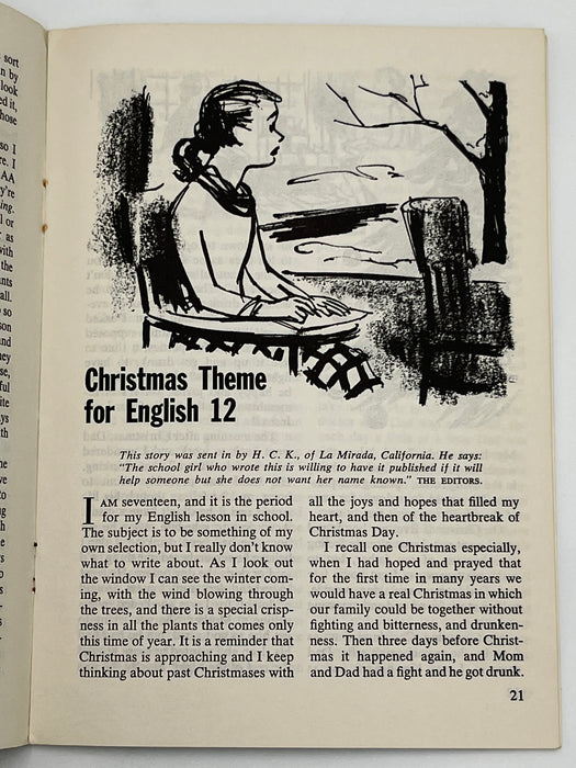 AA Grapevine from December 1960 - Christmas Message from Bill Mark McConnell
