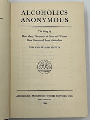 Alcoholics Anonymous Second Edition 9th Printing with ODJ Recovery Collectibles