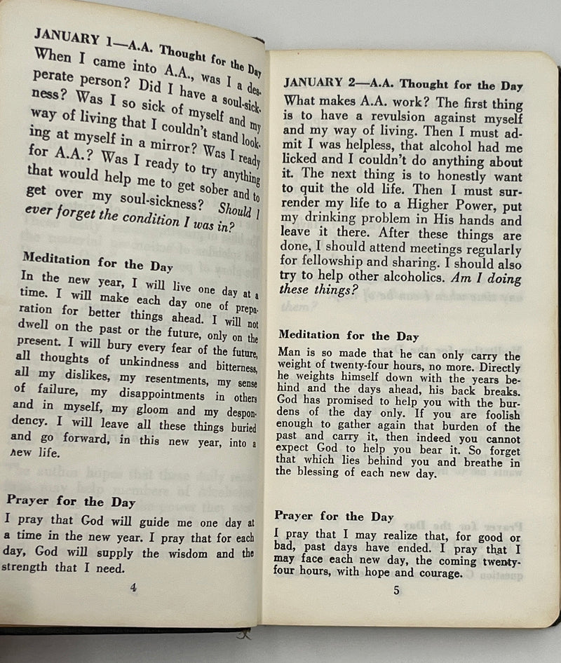 Twenty-Four Hours a Day by Richmond Walker - 2nd Hazelden Printing Recovery Collectibles