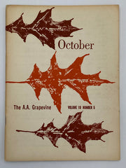 AA Grapevine October 1953 Recovery Collectibles