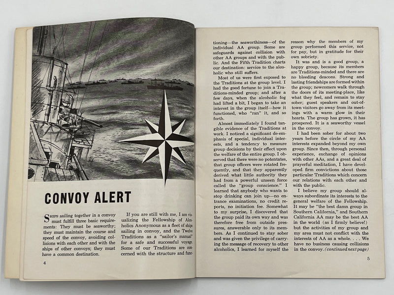 AA Grapevine from November 1958 - Traditions Month Mark McConnell