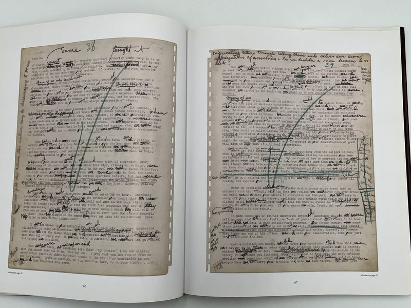 The Book That Started It All: The Original Working Manuscript of Alcoholics Anonymous - FIRST PRINTING Recovery Collectibles