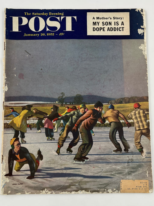 Saturday Evening Post from January 26, 1952 - My Son is a Dope Addict Recovery Collectibles