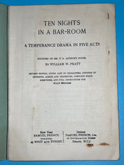 Ten Nights in a Bar-Room: A Temperance Drama in Five Acts Recovery Collectibles