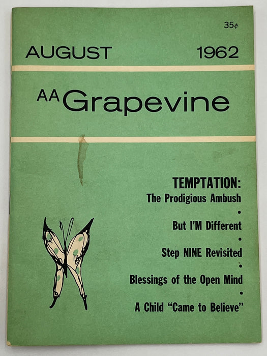 AA Grapevine from August 1962 - Temptation Mark McConnell