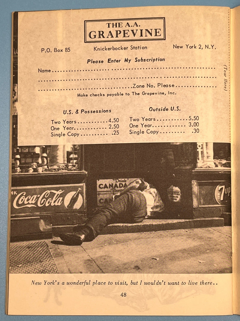 AA Grapevine - February 1951 - New York Mark McConnell