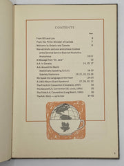Anniversary Book - A.A. 30 - Toronto, Ontario, Canada - 1965 Recovery Collectibles
