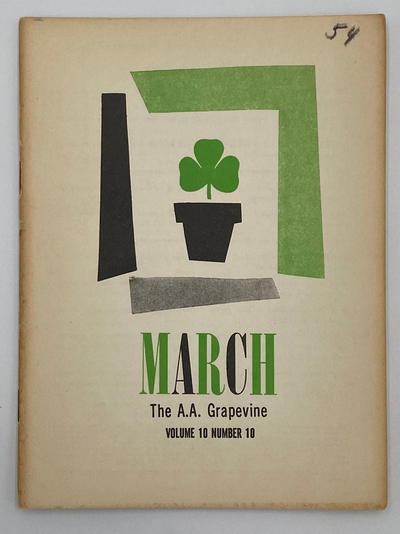 AA Grapevine - Conversion As A Psychological Phenomenon - March 1954 Alabama