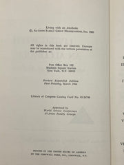 Living with an Alcoholic - Revised Expanded Edition First Printing 1966 - ODJ Recovery Collectibles