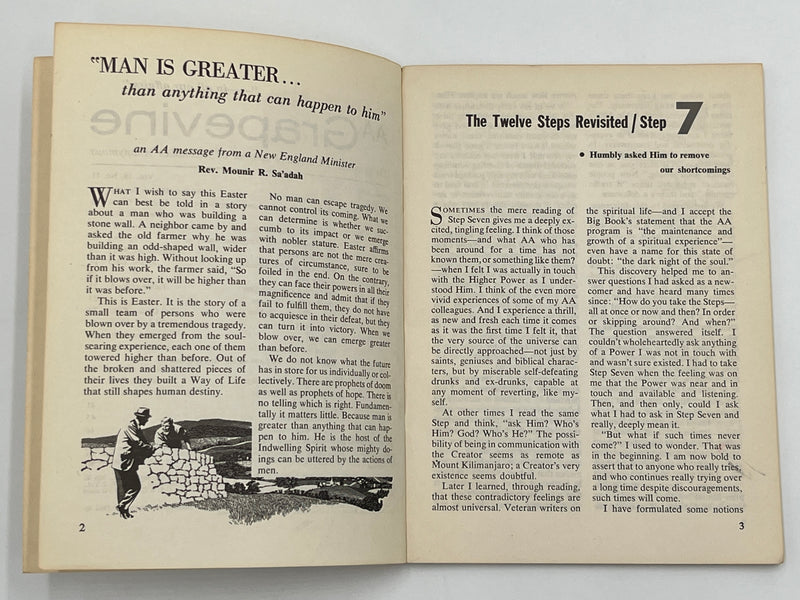 AA Grapevine from April 1962 - The 12 Steps Revisited Mark McConnell