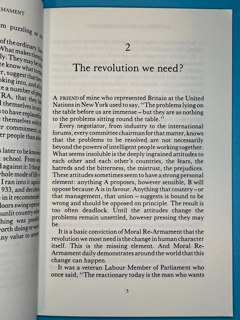 Meeting Moral Re-Armament by K.D. Belden - 1979