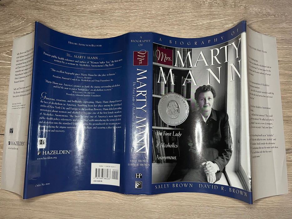 SIGNED - Mrs. Marty Mann: The First Lady of Alcoholics Anonymous by Sally and David Brown - 2001 David Shaw