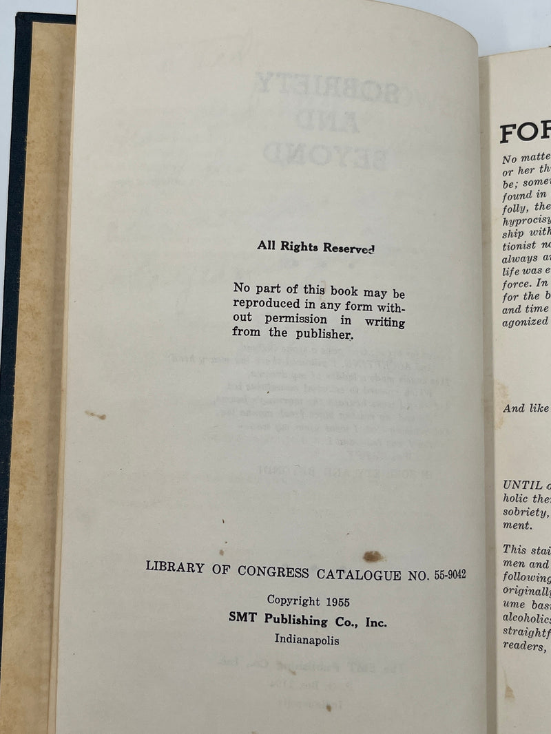 Signed by Father John Doe - Sobriety and Beyond - 1955 Ralph Pfau Recovery Collectibles