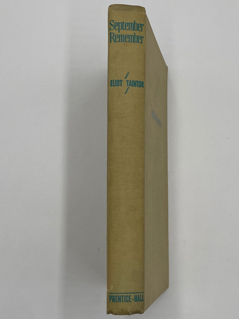 September Remember by Eliot Taintor - 1945 - Original Dust Jacket Recovery Collectibles