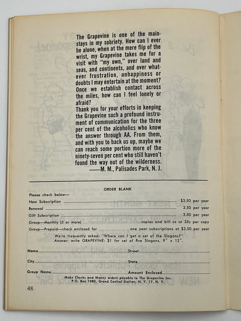 AA Grapevine from June 1962 - Helping People Mark McConnell