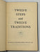 Twelve Steps and Twelve Traditions - 1st Small Hardback Printing - 1965 Recovery Collectibles