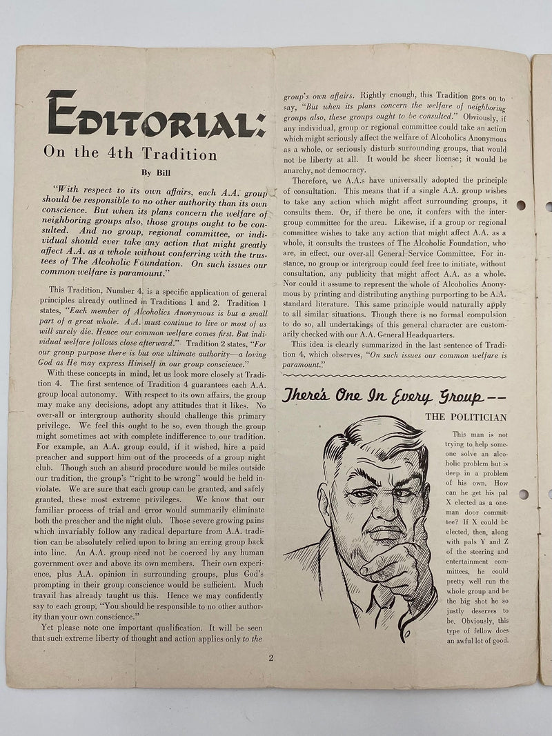 The A.A. GRAPEVINE March 1948 Recovery Collectibles