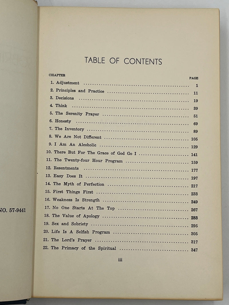Sobriety Without End by Father John Doe - 1st Printing 1957 - Signed Recovery Collectibles