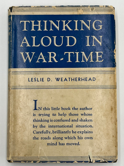Thinking Aloud in War-Time by Leslie D. Weatherhead Recovery Collectibles