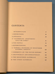 The Cured Alcoholic by Arthur H. Cain Recovery Collectibles