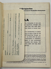 AA Grapevine from April 1967 Mark McConnell