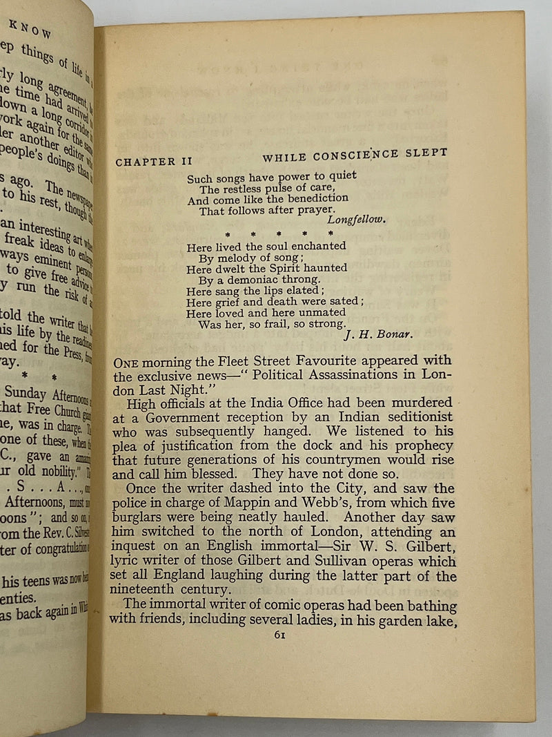 One Thing I Know by A.J. Russell - Second Printing 1933 Recovery Collectibles
