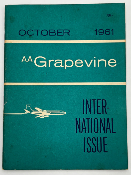 AA Grapevine from October 1961 - International Issue Mark McConnell