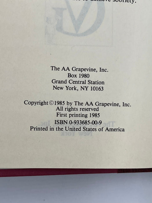 Best of the Grapevine - First Printing 1985 - ODJ Recovery Collectibles