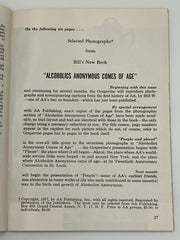 AA Grapevine from October 1957 - AA Comes of Age Mark McConnell