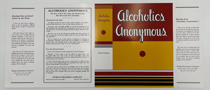 First Edition 4th Printing Reproduction Dust Jacket Recovery Collectibles