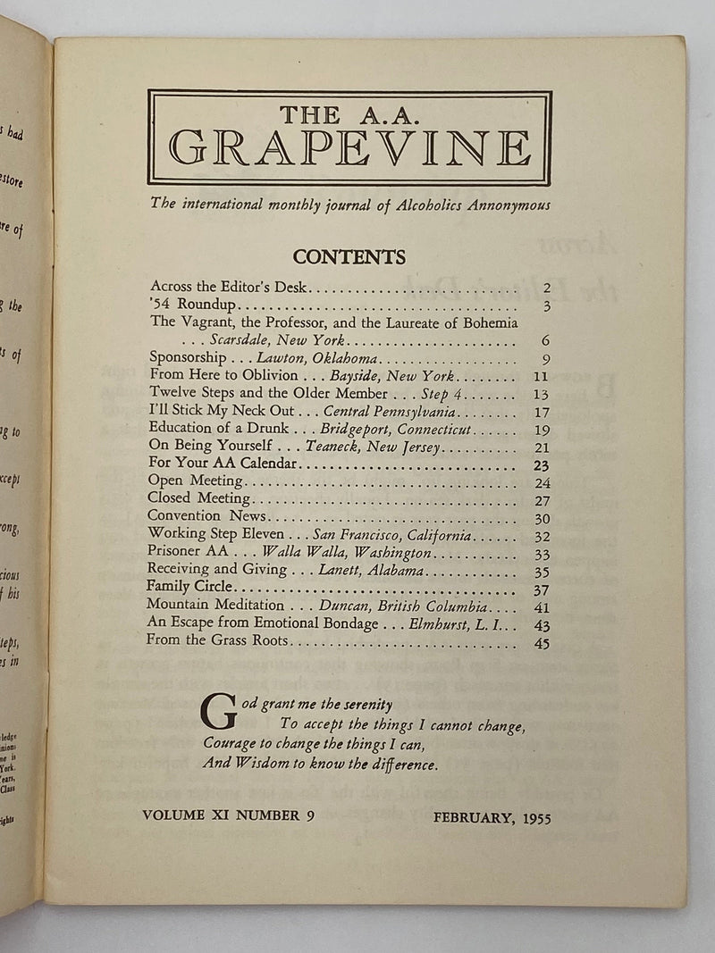 AA Grapevine February 1955 Alabama