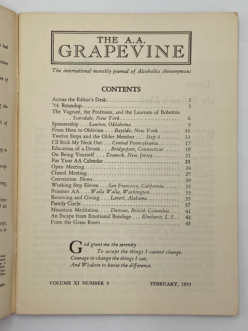 AA Grapevine February 1955 Alabama