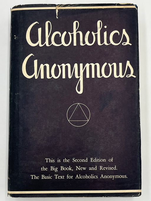 Alcoholics Anonymous Second Edition Big Book 16th Printing with ODJ Recovery Collectibles