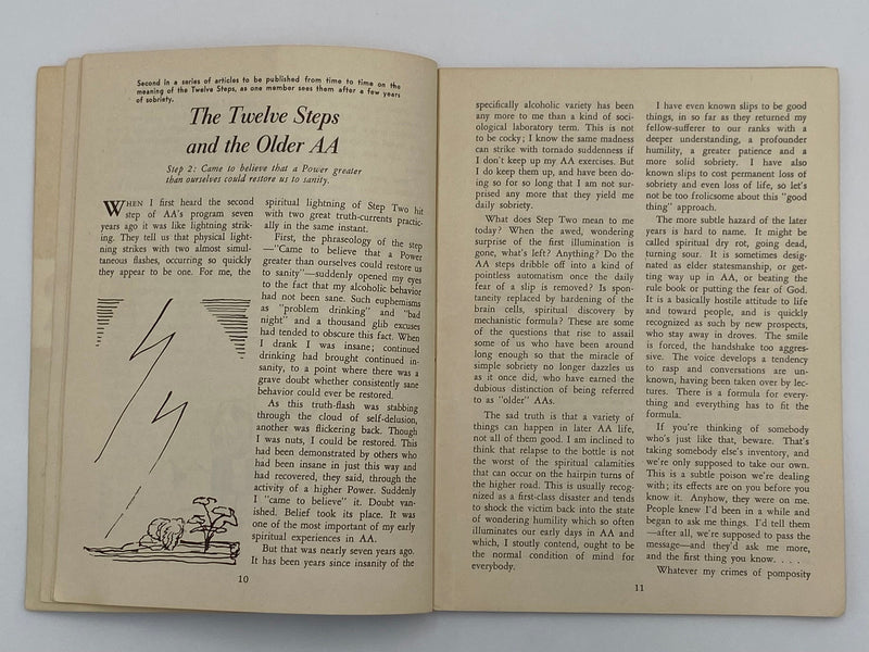 AA Grapevine - October 1954 Recovery Collectibles