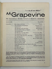 AA Grapevine - August 1962 - Temptation Recovery Collectibles