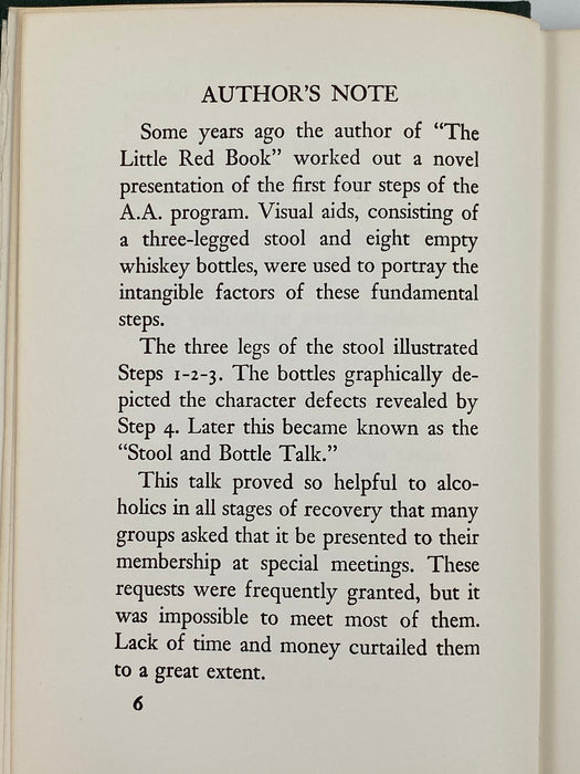 STOOLS AND BOTTLES 12th Printing - 1970 Recovery Collectibles