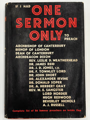 If I Had One Sermon Only To Preach - Edited by A.J. Russell - 1938 Recovery Collectibles