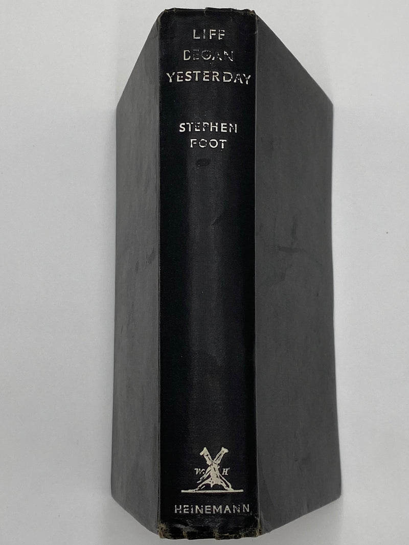 Life Began Yesterday by Stephen Foot - Signed - 1935 Recovery Collectibles