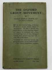 The Oxford Group Movement By Herbert Hensley Henson, D.D. - 1933 - ODJ Recovery Collectibles