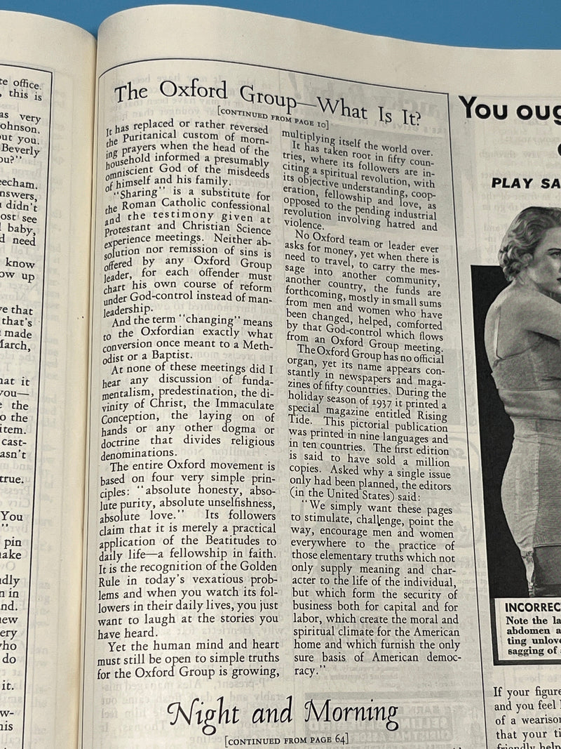 Woman’s Home Companion from September 1938 - The Oxford Group Recovery Collectibles