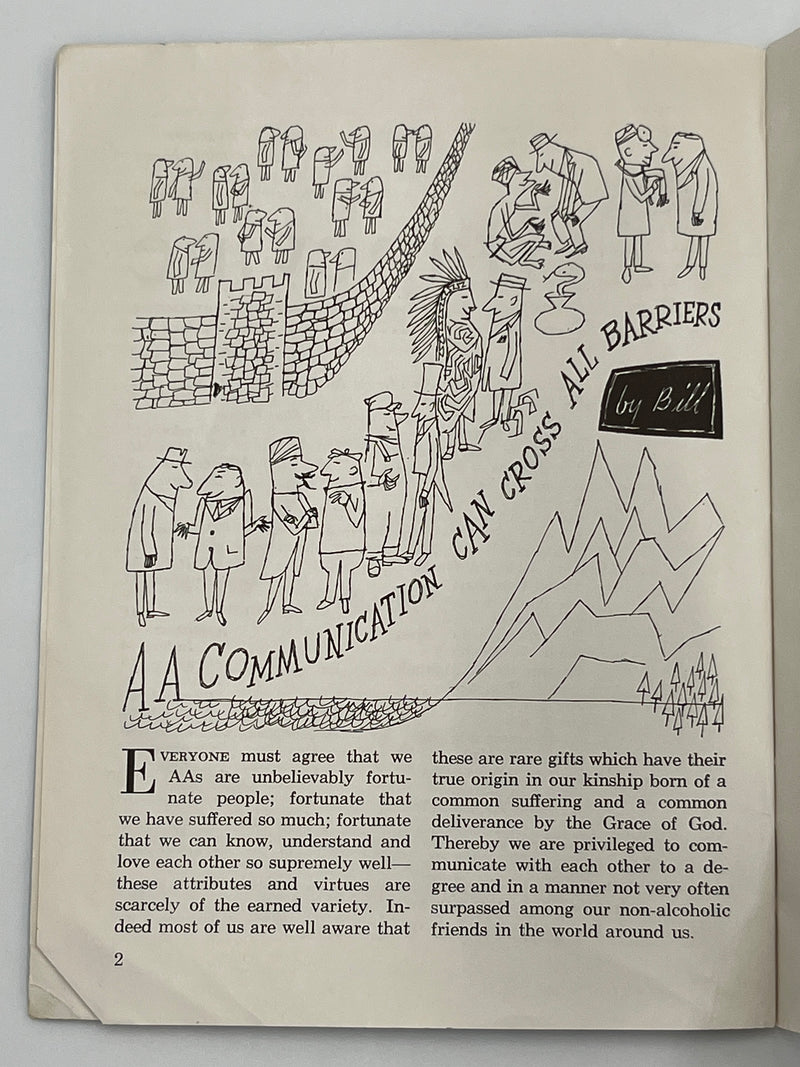 AA Grapevine from October 1959 - International Issue Mark McConnell