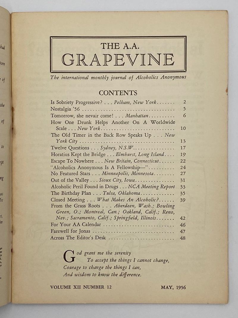 AA Grapevine May 1956 Alabama