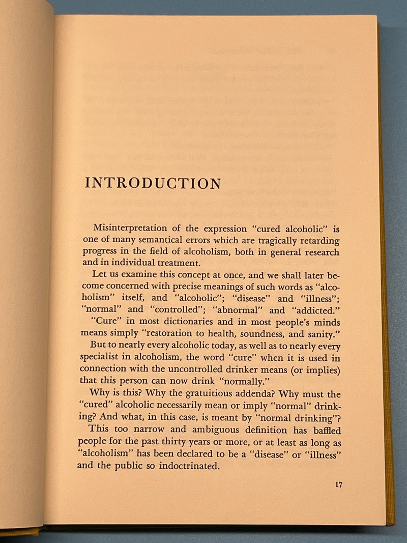 The Cured Alcoholic by Arthur H. Cain Recovery Collectibles